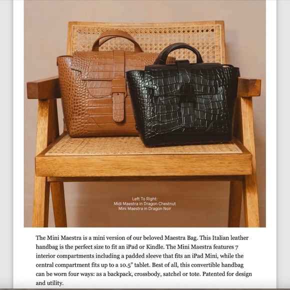 Senreve Midi Maestra in / Dragon / Chestnut / Gold - Picture 3 of 14